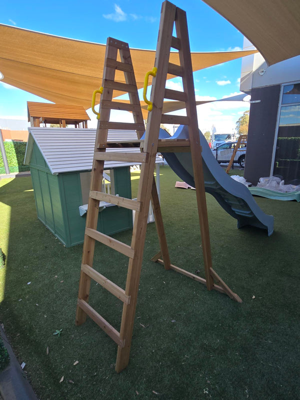 Ex-Demonstration Jumbo Climb & 3.0m Slide (Pastel Blue) Assembled