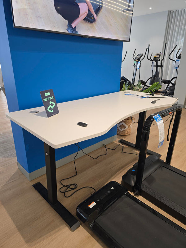 Ex-Demonstration ErgoDesk Automatic Standing Desk 1800mm (White/Black)