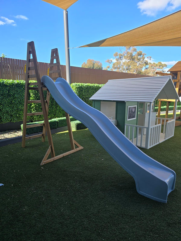 Ex-Demonstration Jumbo Climb &  3.0m Slide (Pastel Blue) Assembled